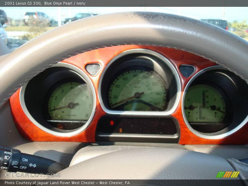 Blue Onyx Pearl / Ivory 2001 Lexus GS 300