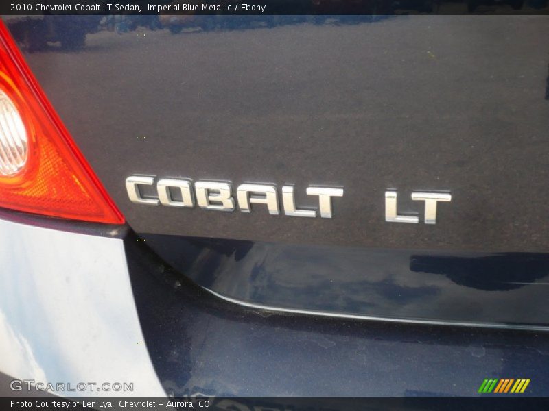 Imperial Blue Metallic / Ebony 2010 Chevrolet Cobalt LT Sedan