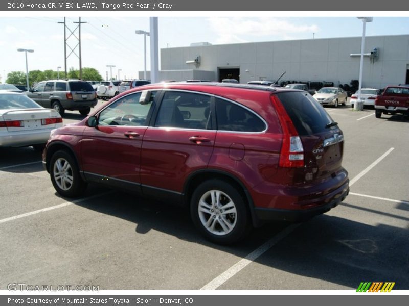 Tango Red Pearl / Gray 2010 Honda CR-V EX-L AWD