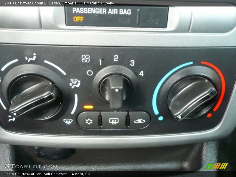 Imperial Blue Metallic / Ebony 2010 Chevrolet Cobalt LT Sedan
