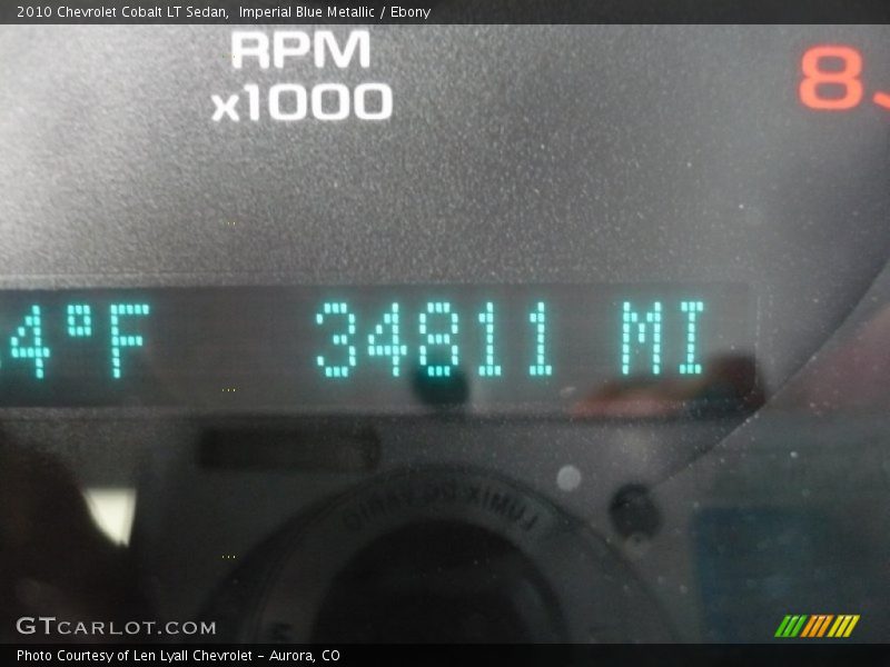 Imperial Blue Metallic / Ebony 2010 Chevrolet Cobalt LT Sedan