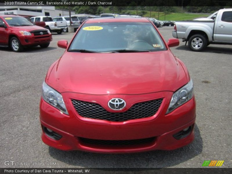 Barcelona Red Metallic / Dark Charcoal 2010 Toyota Camry SE