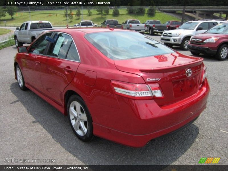 Barcelona Red Metallic / Dark Charcoal 2010 Toyota Camry SE