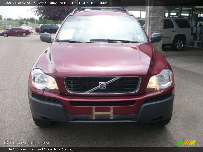 Ruby Red Metallic / Taupe/Light Taupe 2006 Volvo XC90 2.5T AWD