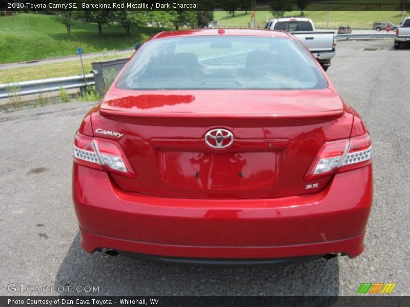Barcelona Red Metallic / Dark Charcoal 2010 Toyota Camry SE