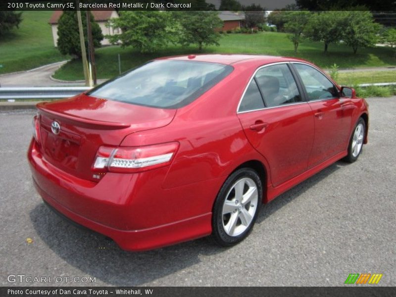 Barcelona Red Metallic / Dark Charcoal 2010 Toyota Camry SE