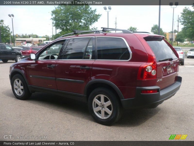 Ruby Red Metallic / Taupe/Light Taupe 2006 Volvo XC90 2.5T AWD