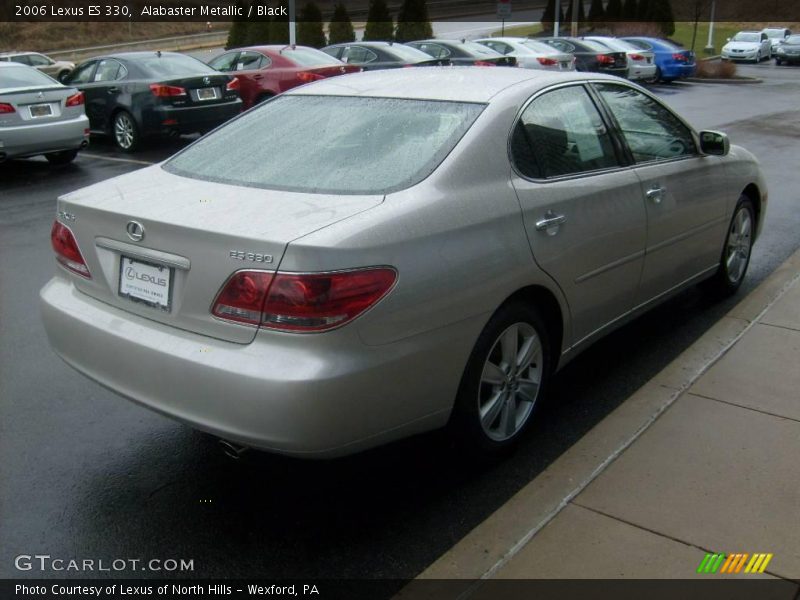 Alabaster Metallic / Black 2006 Lexus ES 330