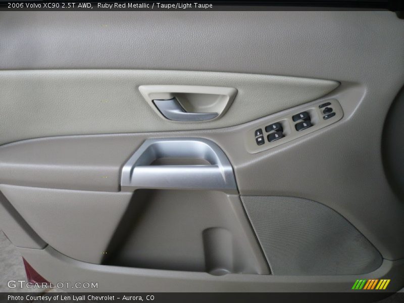 Ruby Red Metallic / Taupe/Light Taupe 2006 Volvo XC90 2.5T AWD