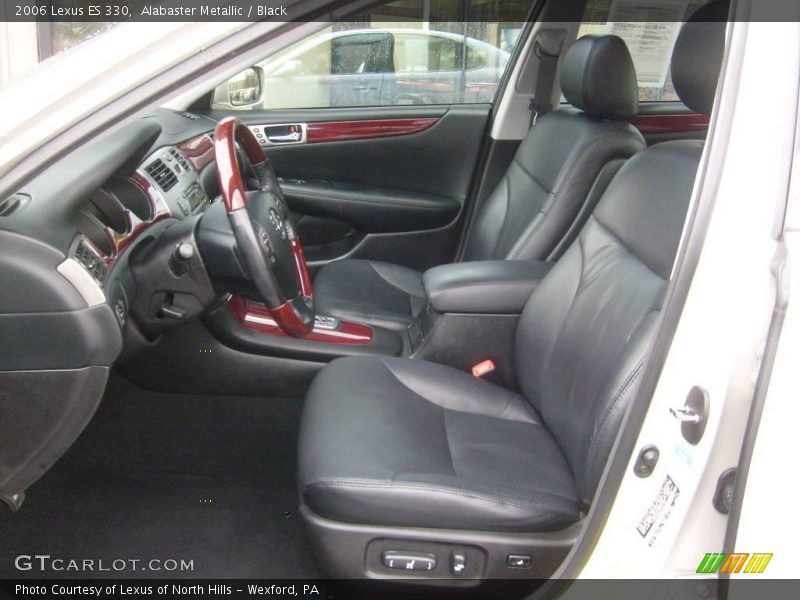 Alabaster Metallic / Black 2006 Lexus ES 330