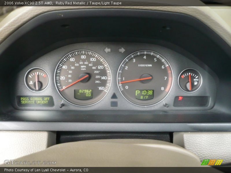 Ruby Red Metallic / Taupe/Light Taupe 2006 Volvo XC90 2.5T AWD