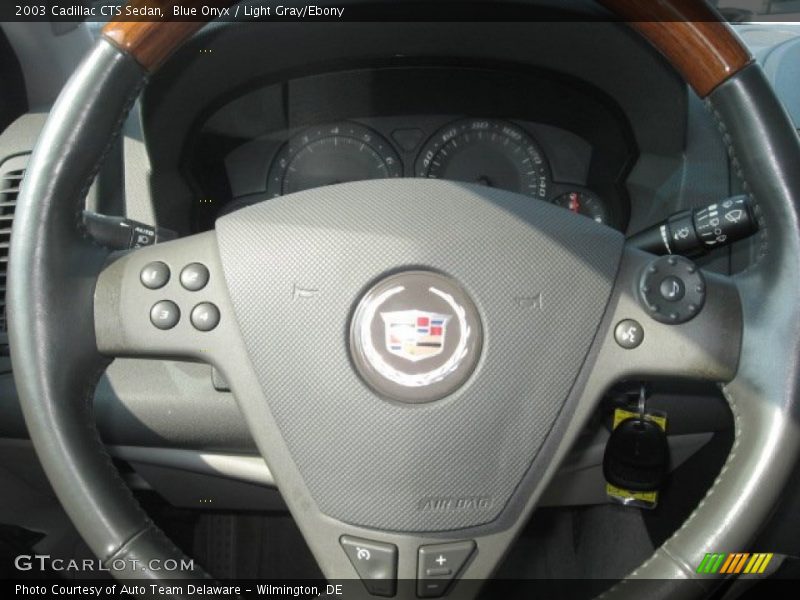 Blue Onyx / Light Gray/Ebony 2003 Cadillac CTS Sedan