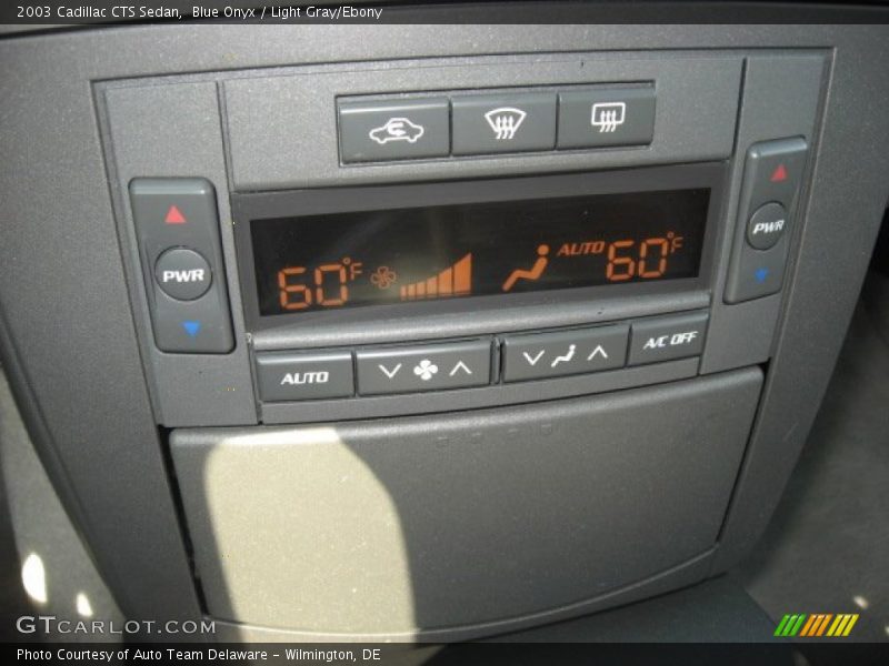 Blue Onyx / Light Gray/Ebony 2003 Cadillac CTS Sedan