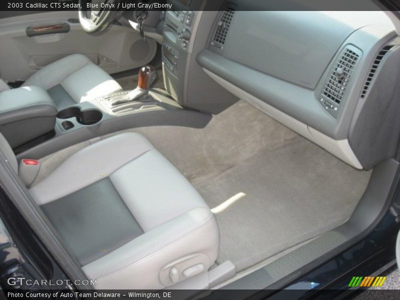 Blue Onyx / Light Gray/Ebony 2003 Cadillac CTS Sedan