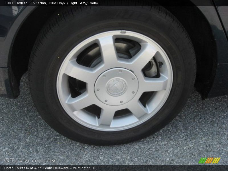 Blue Onyx / Light Gray/Ebony 2003 Cadillac CTS Sedan