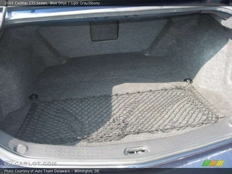 Blue Onyx / Light Gray/Ebony 2003 Cadillac CTS Sedan