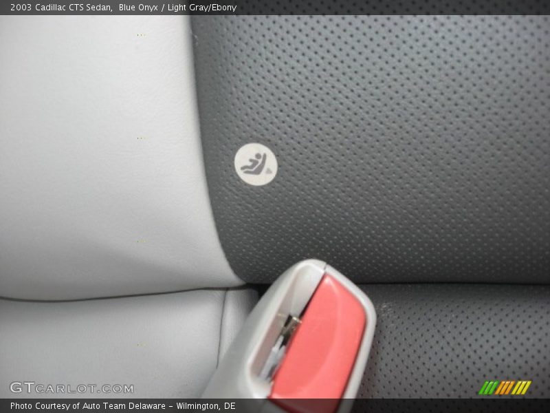 Blue Onyx / Light Gray/Ebony 2003 Cadillac CTS Sedan