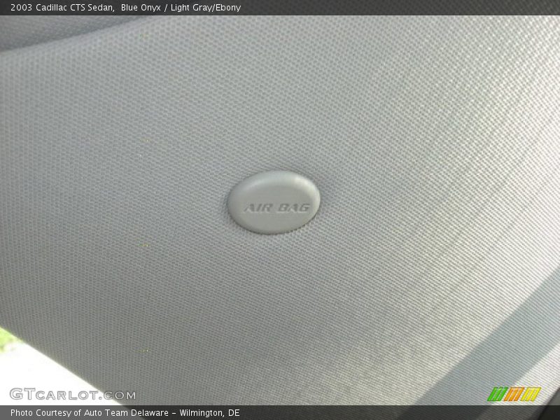 Blue Onyx / Light Gray/Ebony 2003 Cadillac CTS Sedan