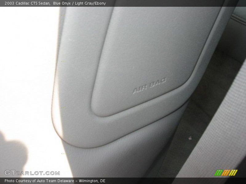 Blue Onyx / Light Gray/Ebony 2003 Cadillac CTS Sedan