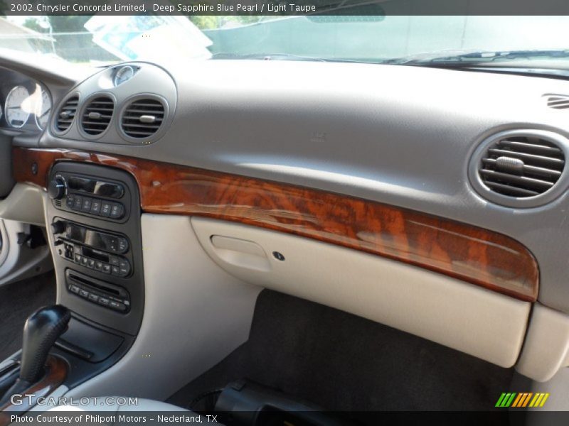 Deep Sapphire Blue Pearl / Light Taupe 2002 Chrysler Concorde Limited