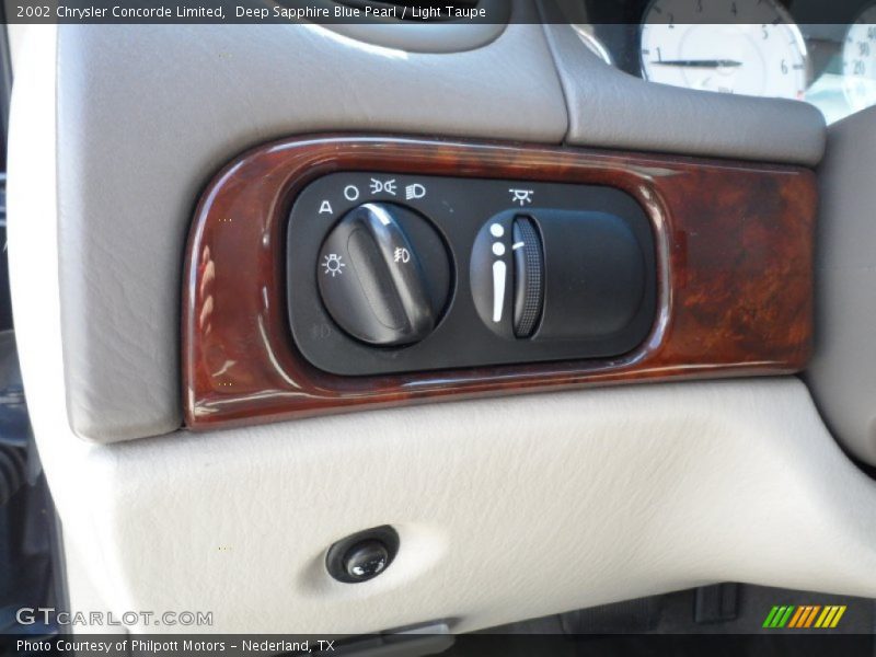 Controls of 2002 Concorde Limited