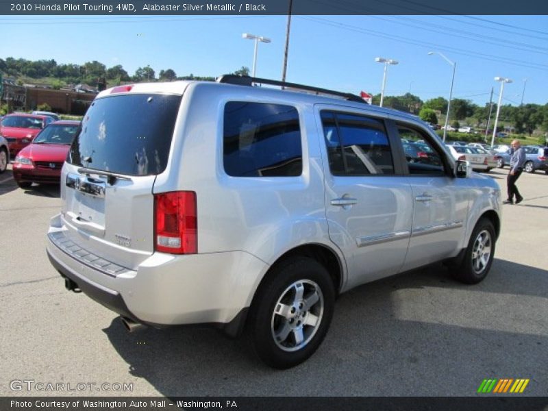 Alabaster Silver Metallic / Black 2010 Honda Pilot Touring 4WD