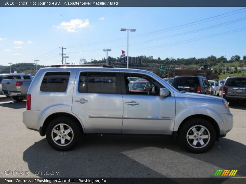Alabaster Silver Metallic / Black 2010 Honda Pilot Touring 4WD