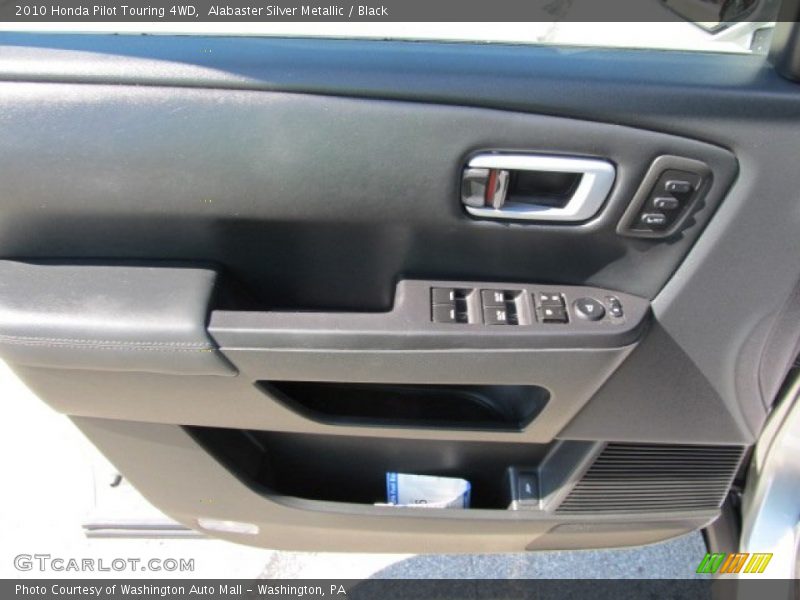 Alabaster Silver Metallic / Black 2010 Honda Pilot Touring 4WD