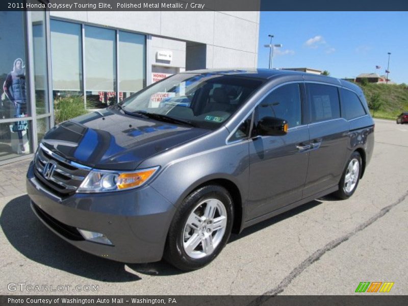 Polished Metal Metallic / Gray 2011 Honda Odyssey Touring Elite