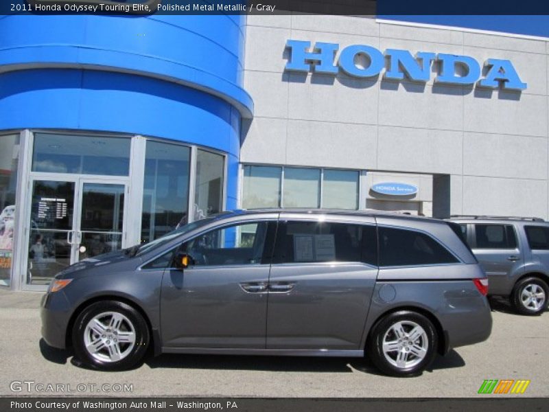 Polished Metal Metallic / Gray 2011 Honda Odyssey Touring Elite