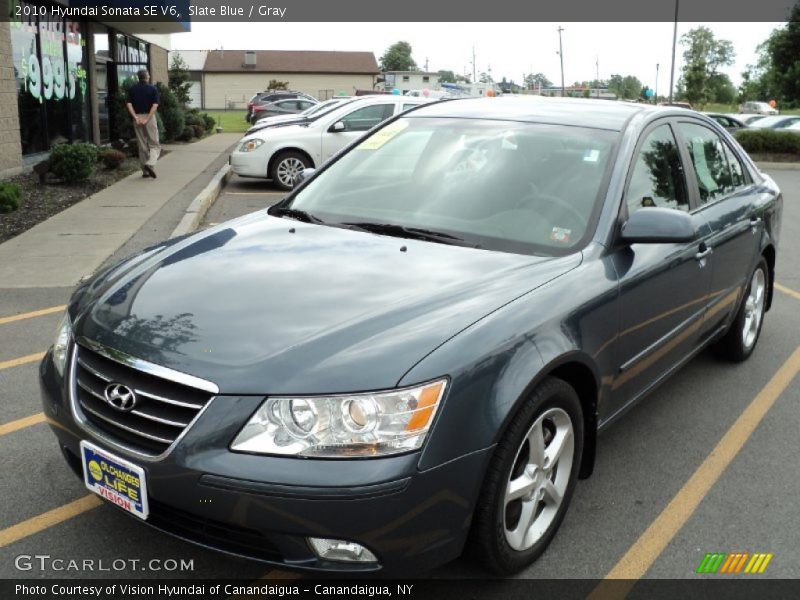 Slate Blue / Gray 2010 Hyundai Sonata SE V6