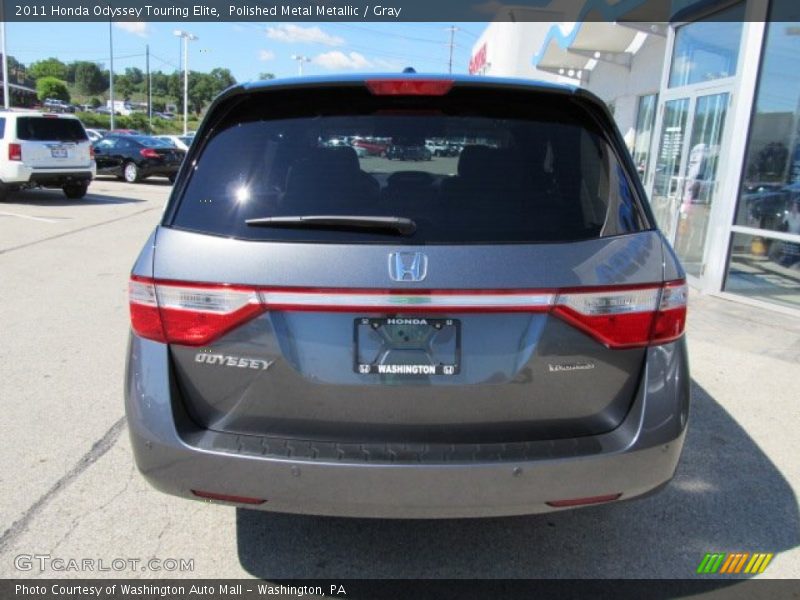 Polished Metal Metallic / Gray 2011 Honda Odyssey Touring Elite