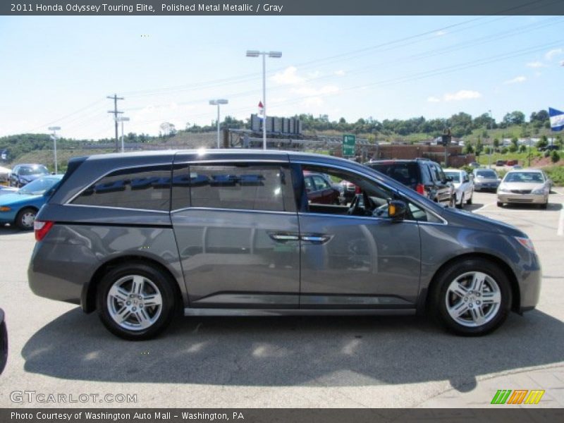Polished Metal Metallic / Gray 2011 Honda Odyssey Touring Elite
