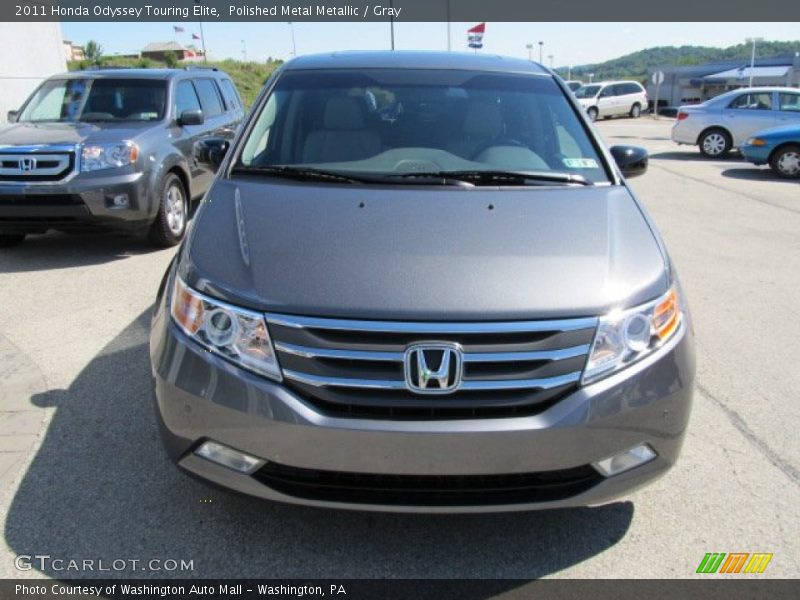 Polished Metal Metallic / Gray 2011 Honda Odyssey Touring Elite