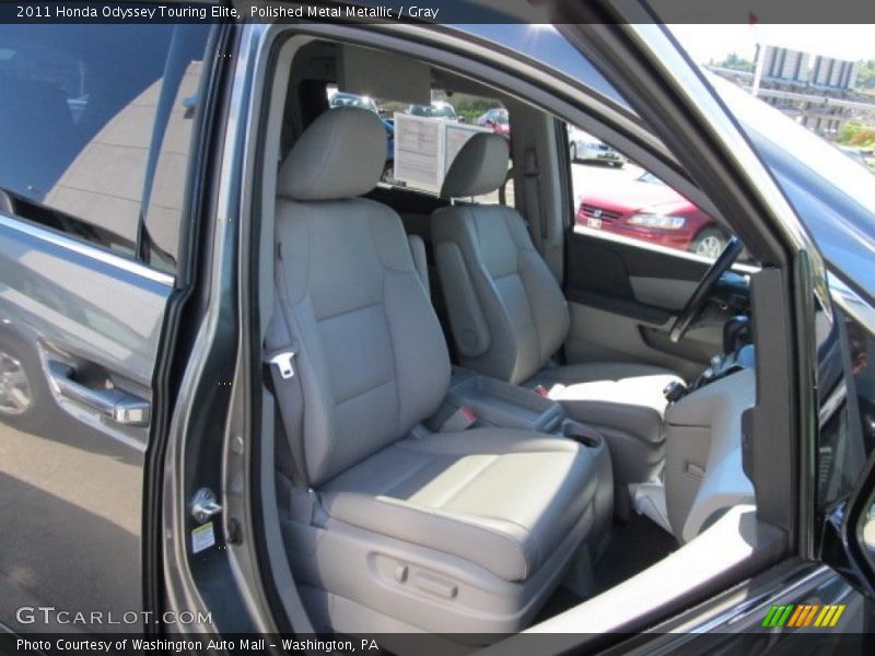 Polished Metal Metallic / Gray 2011 Honda Odyssey Touring Elite
