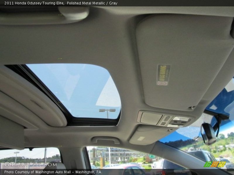 Polished Metal Metallic / Gray 2011 Honda Odyssey Touring Elite