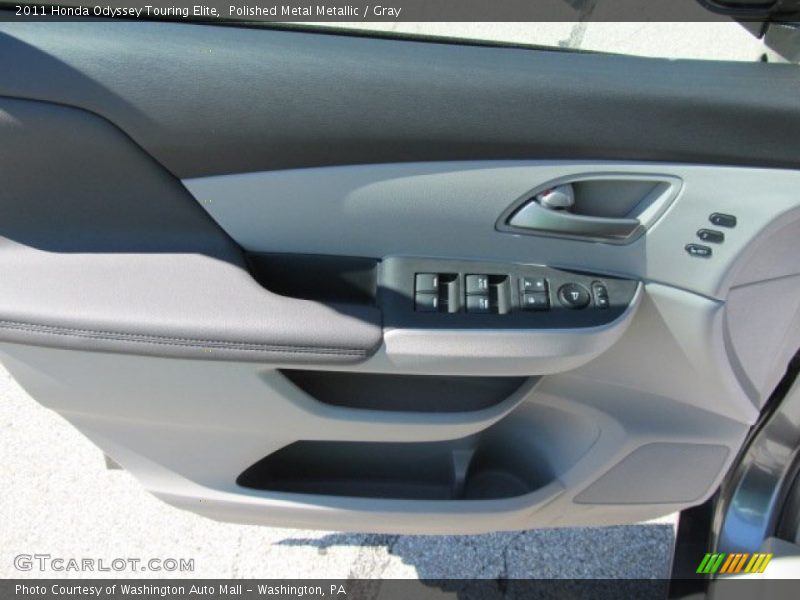 Polished Metal Metallic / Gray 2011 Honda Odyssey Touring Elite