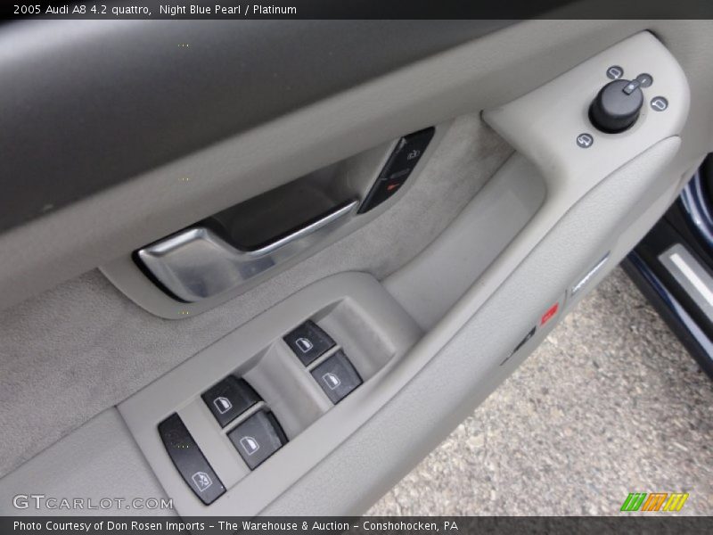 Night Blue Pearl / Platinum 2005 Audi A8 4.2 quattro