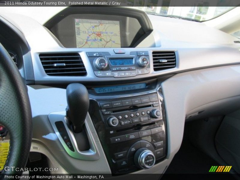 Polished Metal Metallic / Gray 2011 Honda Odyssey Touring Elite
