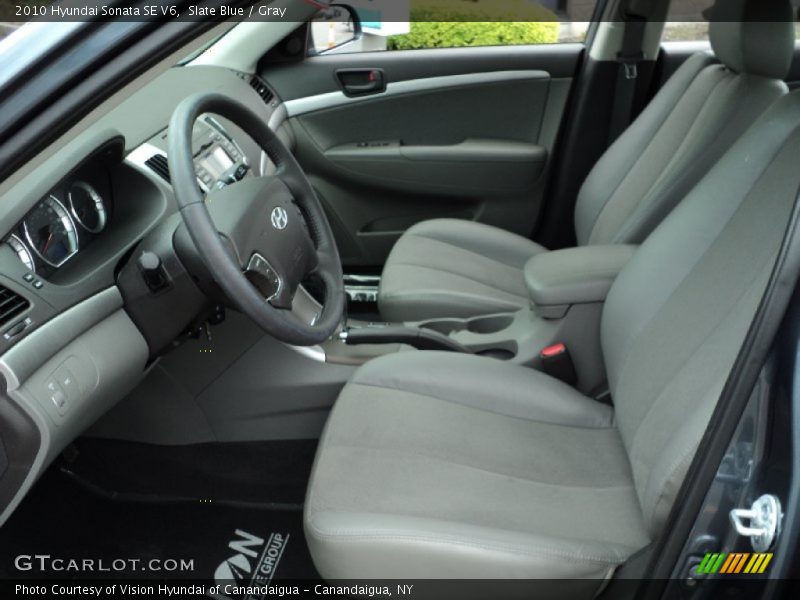 2010 Sonata SE V6 Gray Interior
