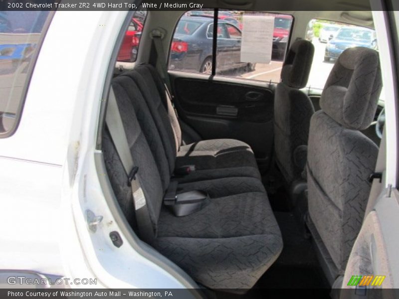 White / Medium Gray 2002 Chevrolet Tracker ZR2 4WD Hard Top