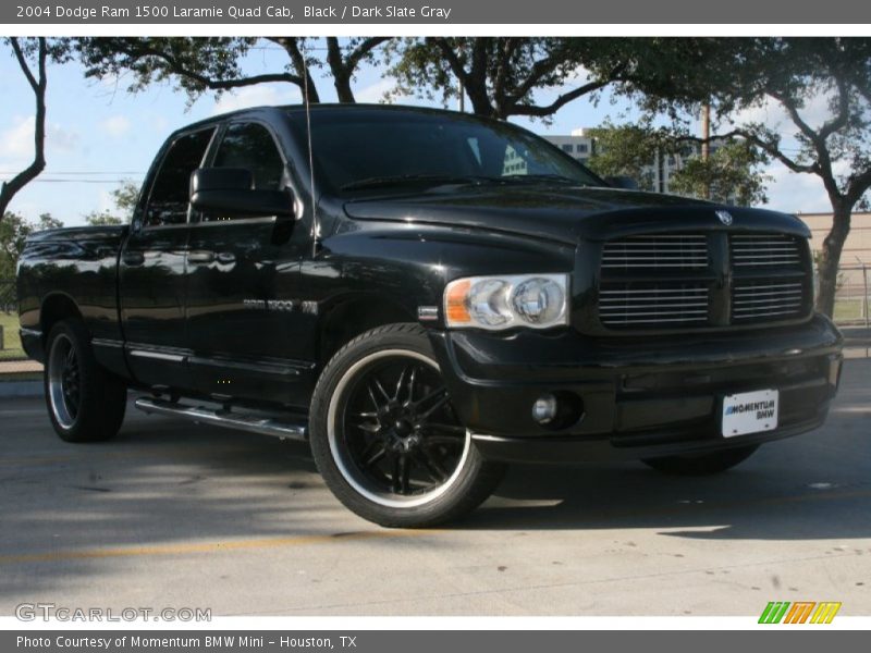 Black / Dark Slate Gray 2004 Dodge Ram 1500 Laramie Quad Cab