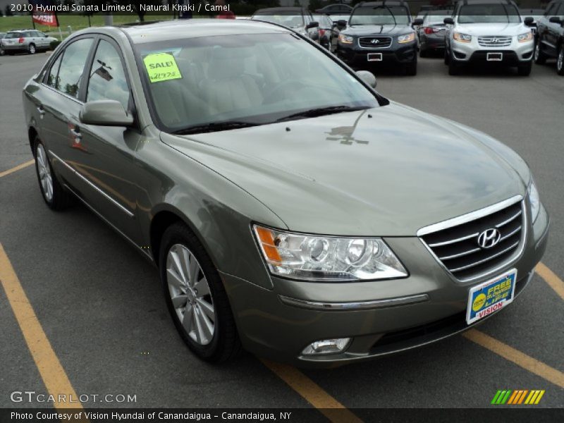 Natural Khaki / Camel 2010 Hyundai Sonata Limited