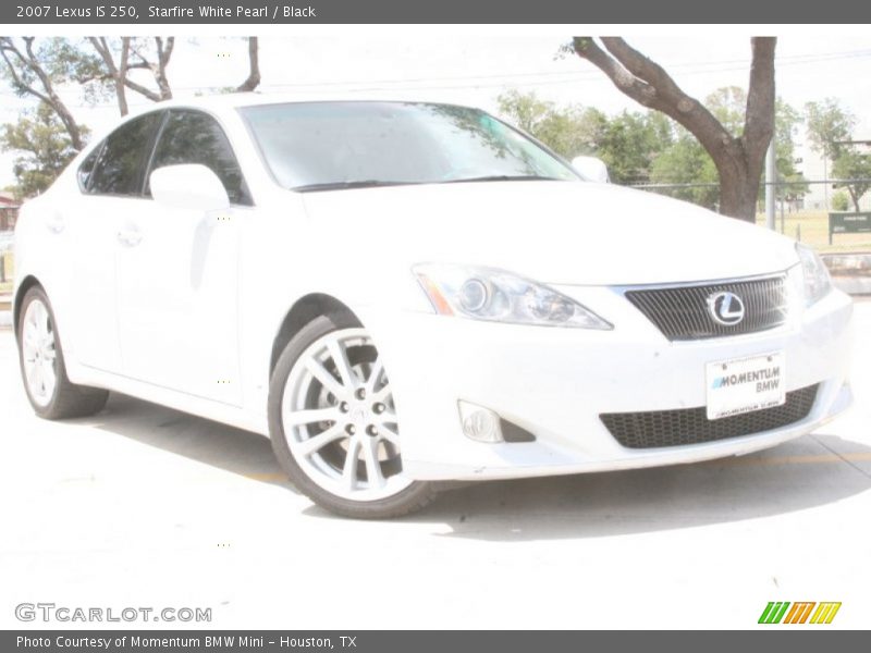 Starfire White Pearl / Black 2007 Lexus IS 250