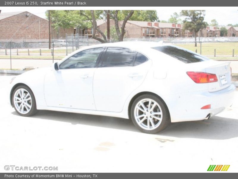 Starfire White Pearl / Black 2007 Lexus IS 250