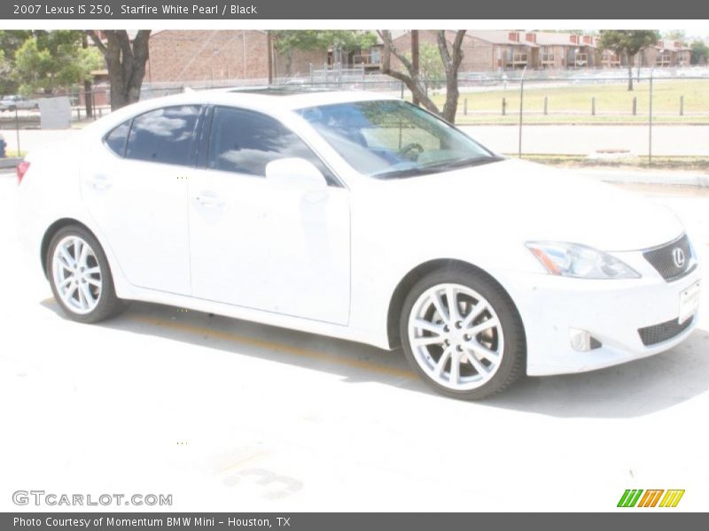 Starfire White Pearl / Black 2007 Lexus IS 250