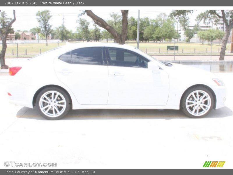 Starfire White Pearl / Black 2007 Lexus IS 250