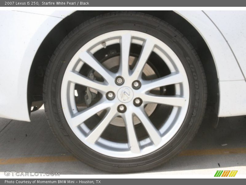 Starfire White Pearl / Black 2007 Lexus IS 250