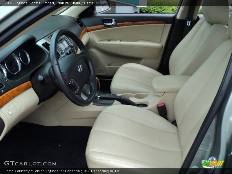  2010 Sonata Limited Camel Interior