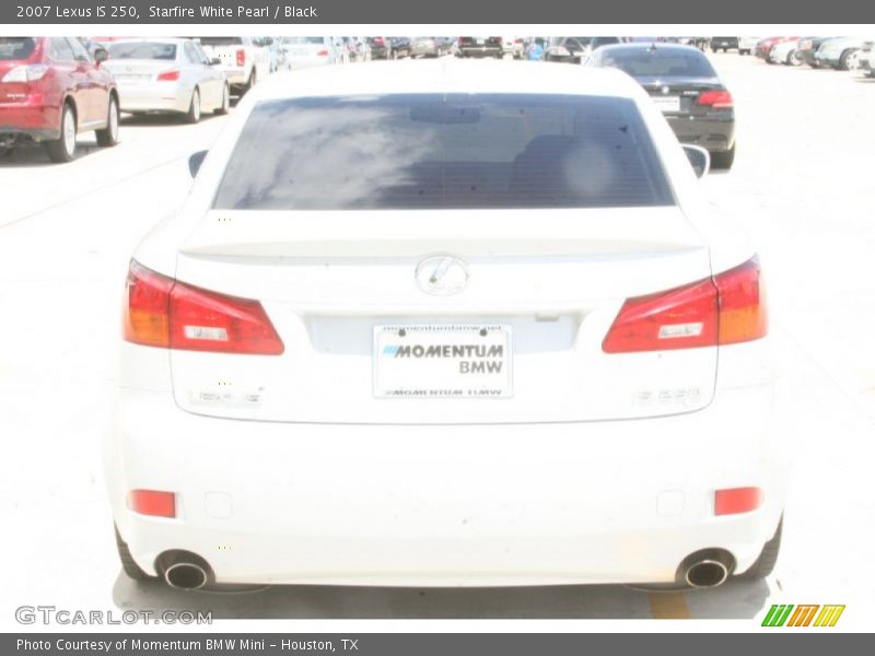 Starfire White Pearl / Black 2007 Lexus IS 250